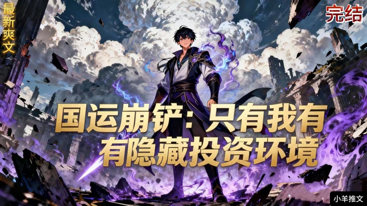 完结《国运崩铲：只有我有隐藏投资环境》叶轻语穿越而来却始终没法上场，龙国生死存亡之际，机会终于来了。原本以为会是一场硬仗，但……#小说  #推文  #重生 #爽文 #有聲