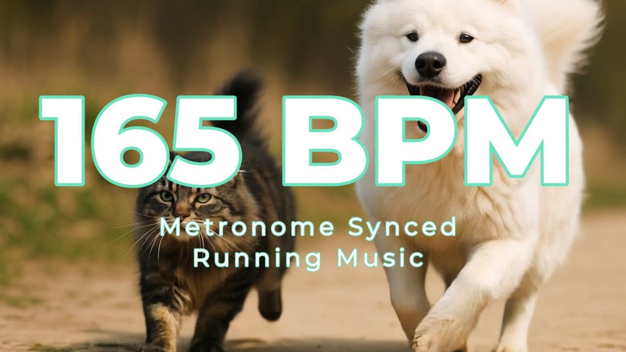 165 BPM Running Music | 1 Hour | Metronome Synced | Workout Motivation
