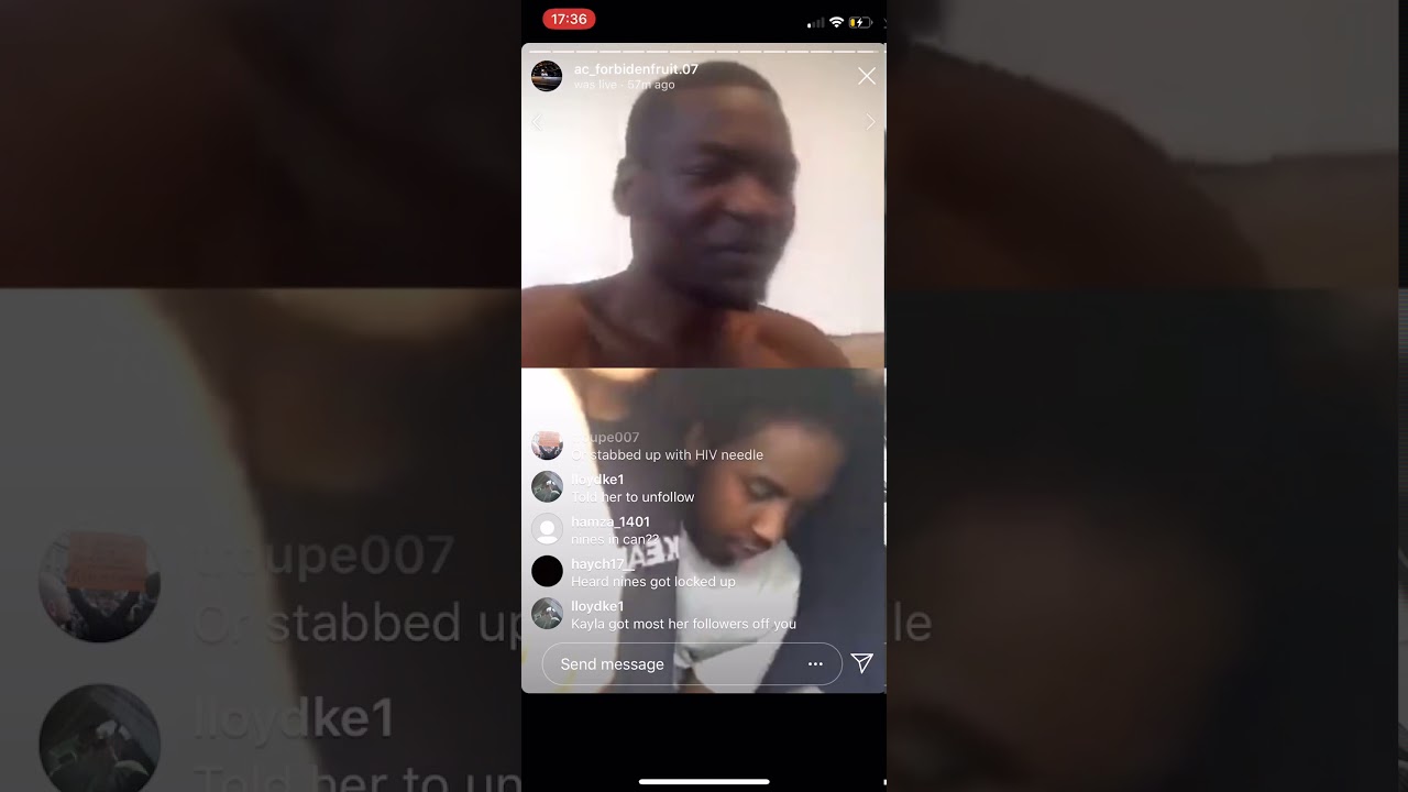 African child live with Y.ACG Leyton jail freestyle