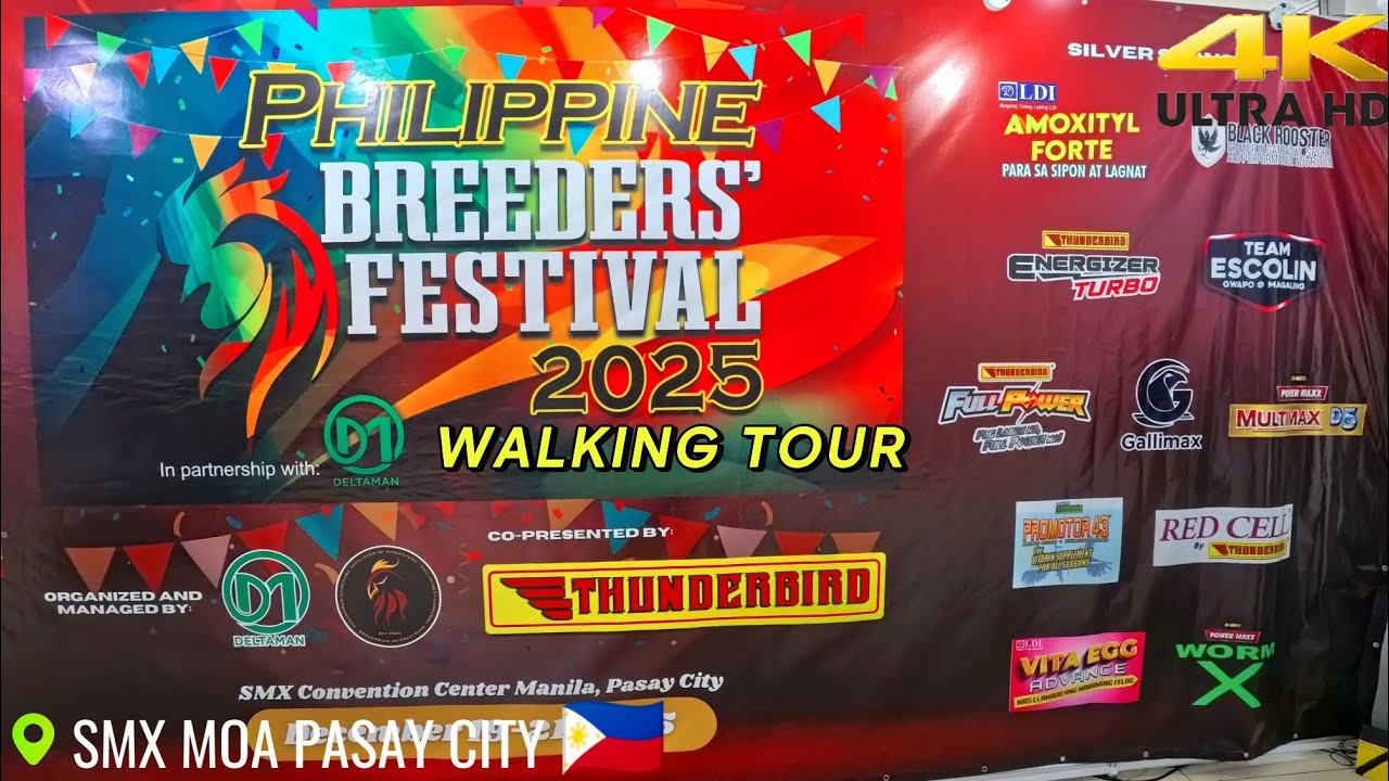 [4K] Philippine Breeders Festival December 2025 | Walking Tour at SMX MOA