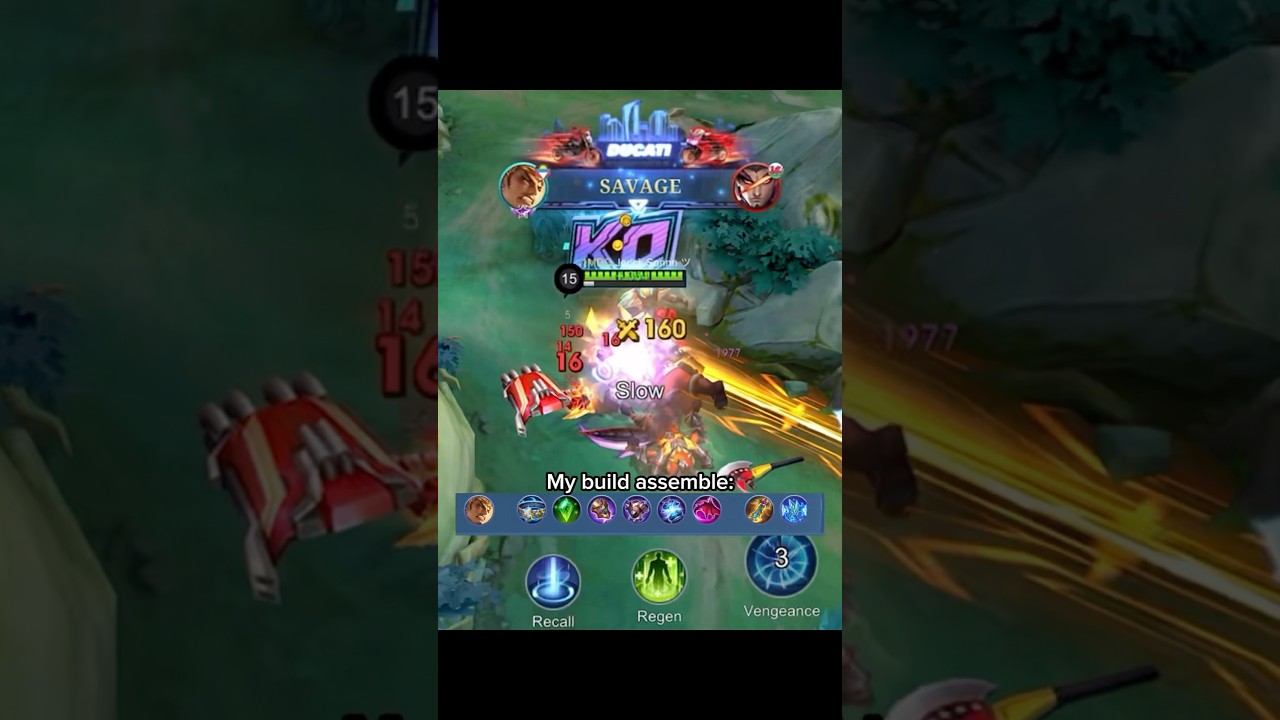 Gatotkaca strong build 1v5🔥#PHCreatorParty2025 #WinBigSaMLBB #TagInitSaMLBB #mlbb #mlbbgoldenmonth