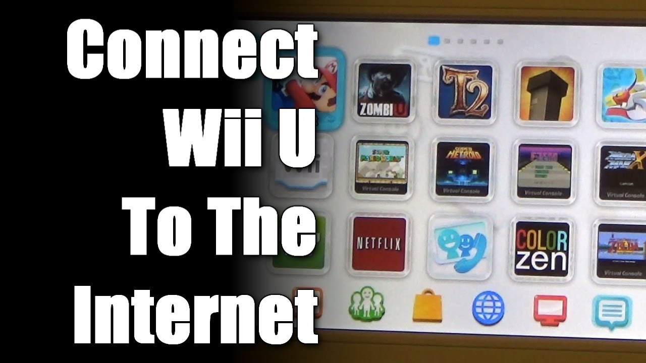 Connecting Wii U to the Internet