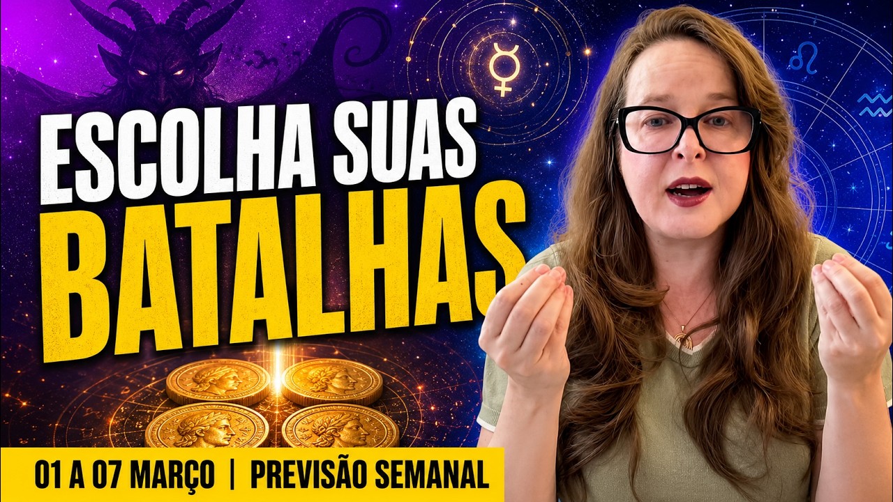 CONTROLE SEUS IMPULSOS ANTES QUE CUSTEM CARO PREVISAO DA SEMANA 1 A 7 MARÇO | TAROT DESCOMPLICADO