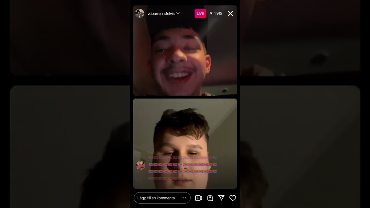 RS1ELVIS OCH VCBARRE INSTAGRAM LIVE *ELVIS UPPKOMMANDE LÅT*