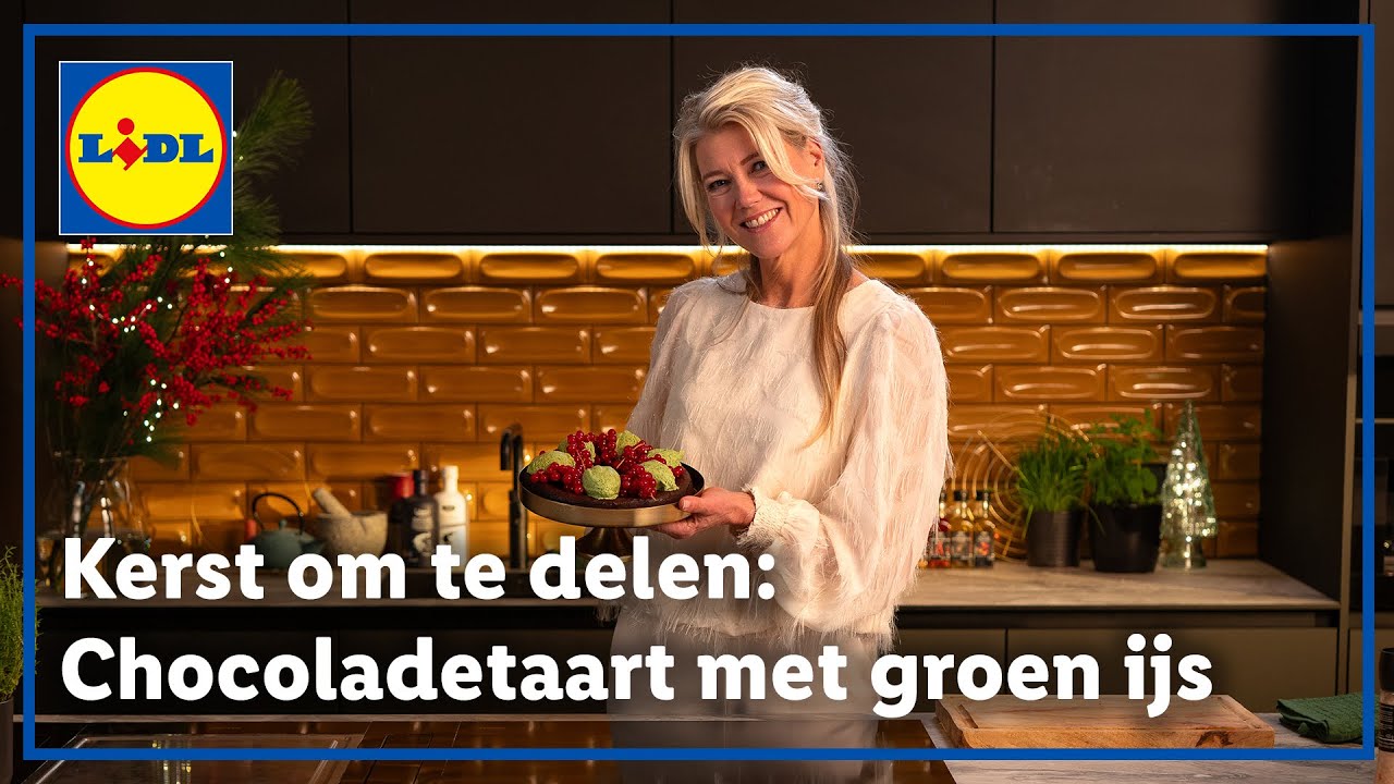 Chocoladetaart met groen ijs en rood fruit | Kerst Om Te Delen met Sandra Ysbrandy