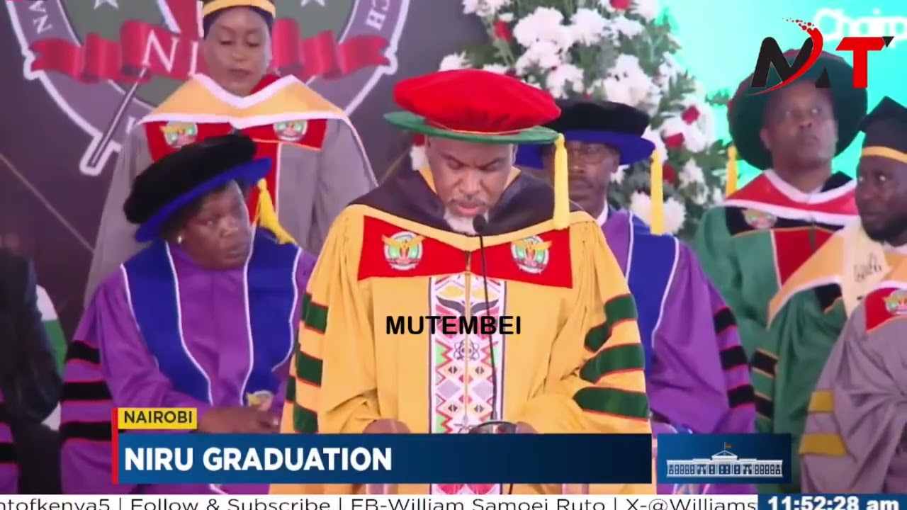 NOORDIN HAJI SPEECH AT NIRU GRADUATION IN NAIROBI!!!