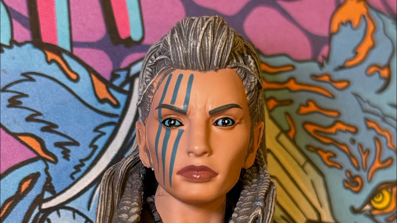 Perfect 6 minute Eyeball 👀 paint on Neve Noble Bear’s favorite female warrior legendary 