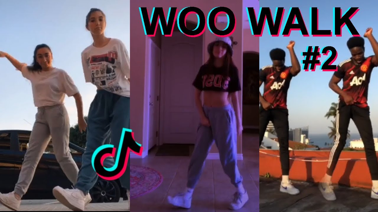 WOO WALK TIKTOK DANCE COMPILATION #2  (Get back - Pop Smoke)