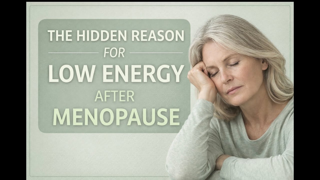 THE HIDDEN REASON FOR LOW ENERGY AFTER MENOPAUSE