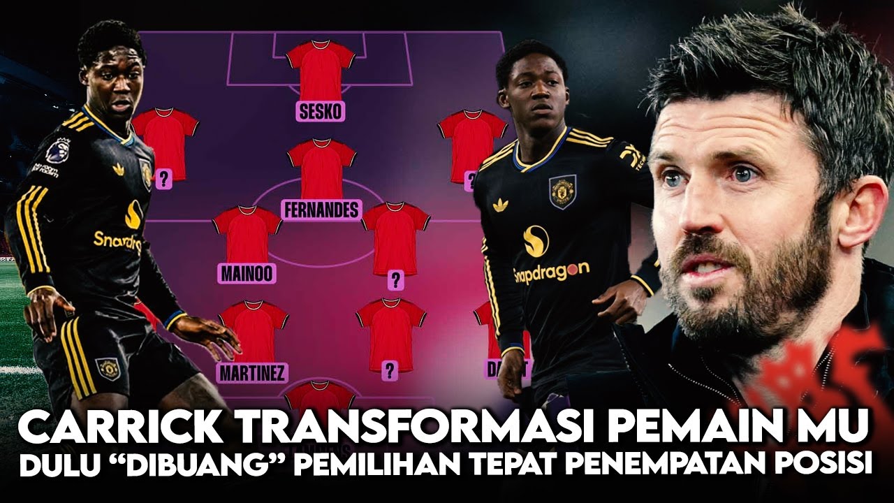🚨GILIRAN CARRICK KASIH PAHAM AMORIM‼️TRANSFORMASI 3 BINTANGNYA JADI BUKTI🔥4 OPSI PENGGANTI DORGU🔴