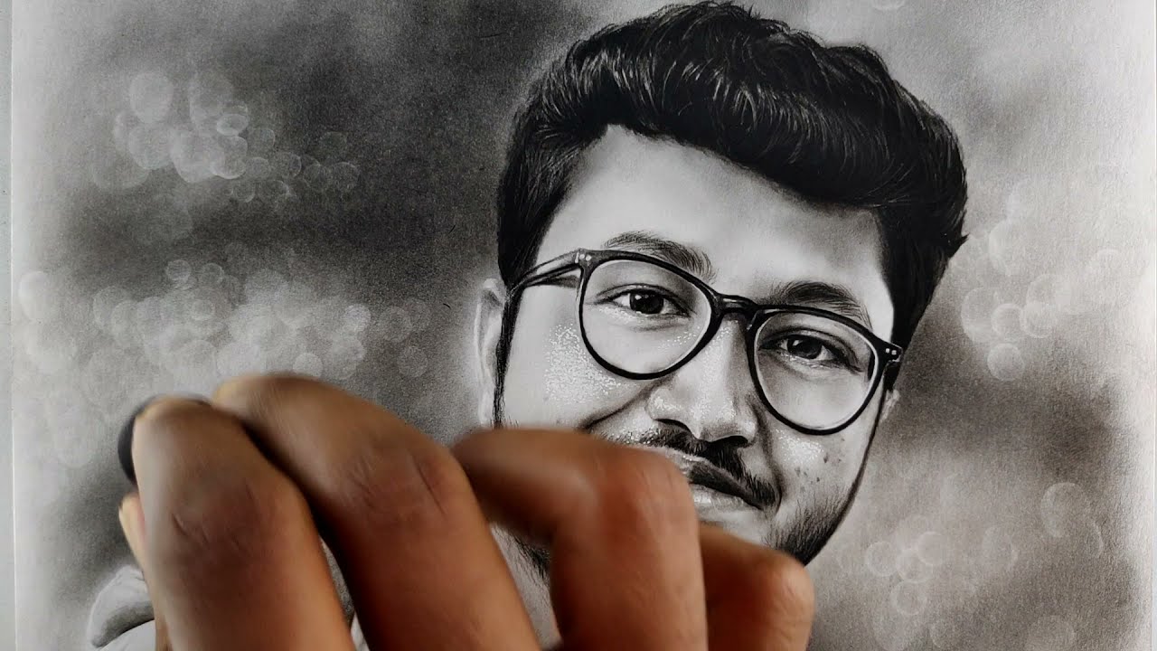 HOW  TO  DRAW  BLUR BACKGROUND