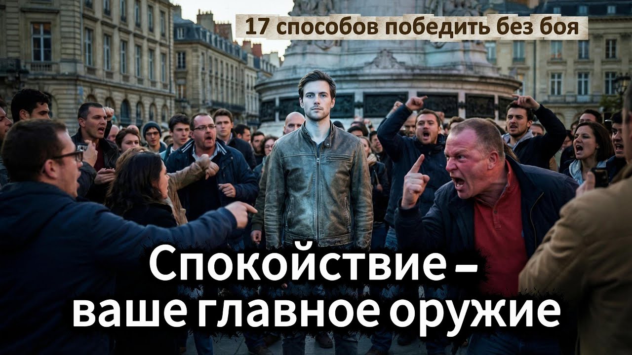 Как побеждать противников силой спокойствия а не агрессии