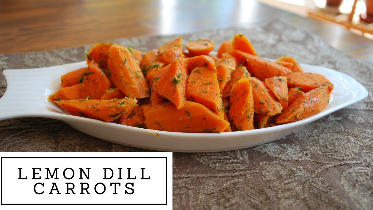 Whole Foods Salad Bar Inspired Lemon Dill Carrots | Quick and Easy Healthy Side Dish Recipe