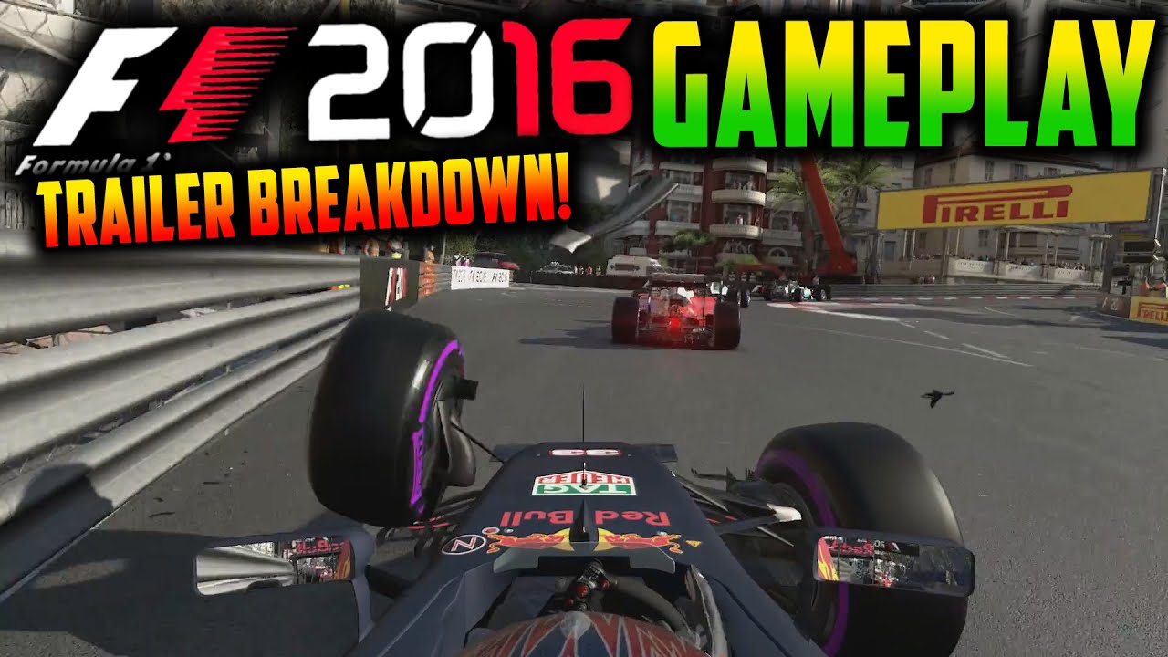 F1 2016 Game: Formation Lap Gameplay, Damage Model & More! - Trailer Breakdown