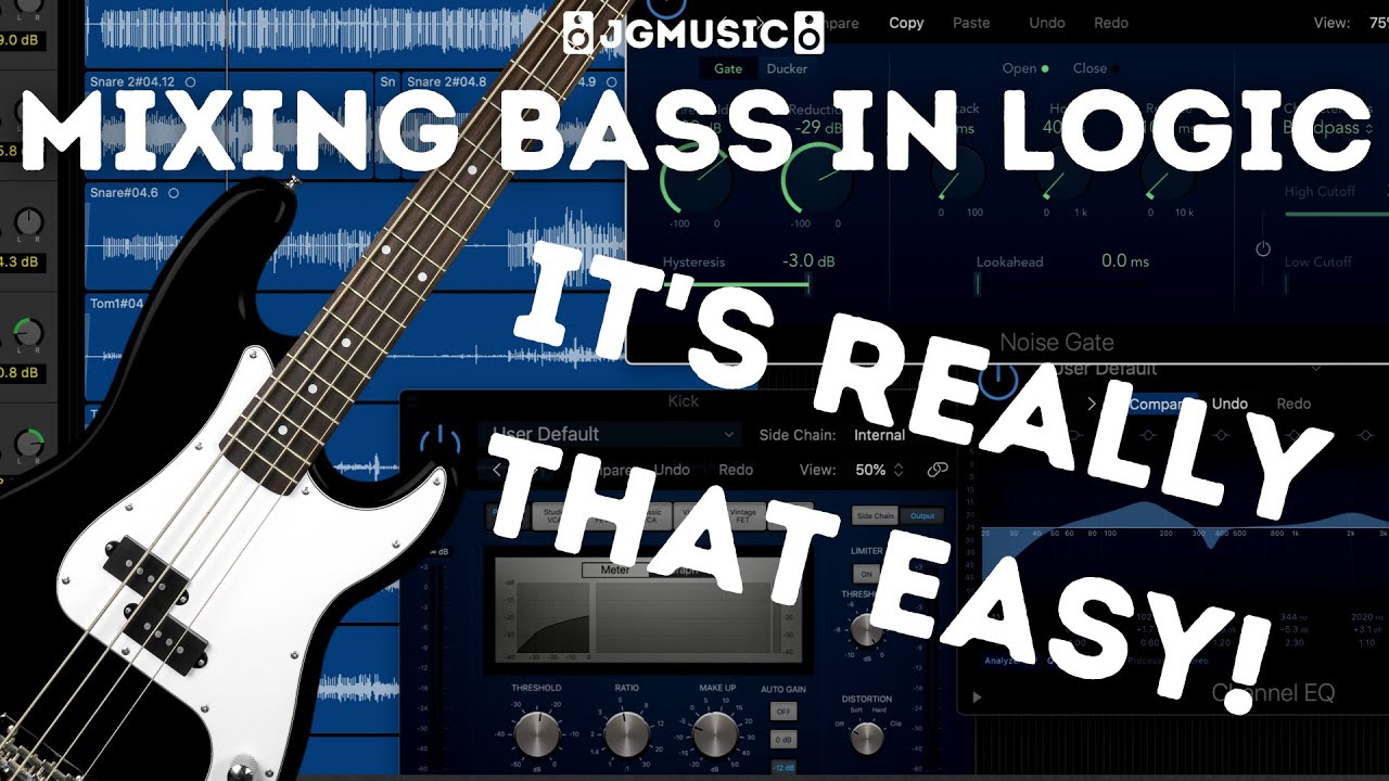 Микшировать бас в Logic Pro X действительно так просто!