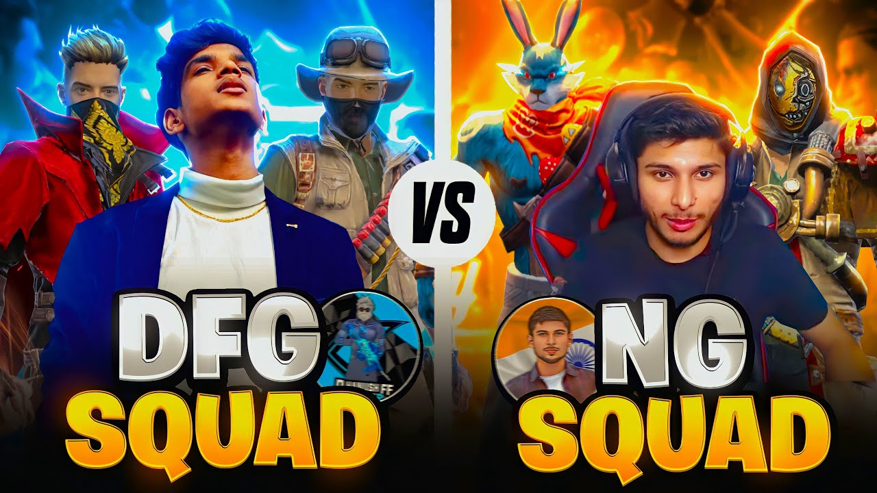 😨DFG Squad Vs 🥵@NonstopGaming_ Squad🔥| UN-LIMITED❤️‍🔥|Called us Hacker😈Free Fire In Telugu #DFG #NG
