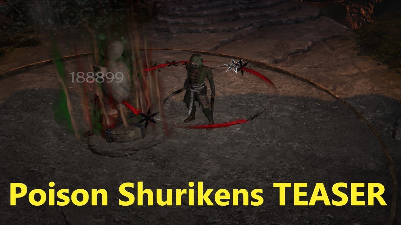 Poison Shurikens TEASER 0.8.2i Last Epoch