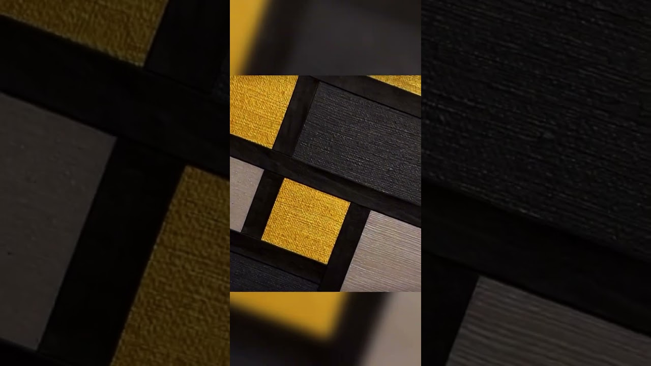 new interior painting in the style of Piet Mondrian! #art