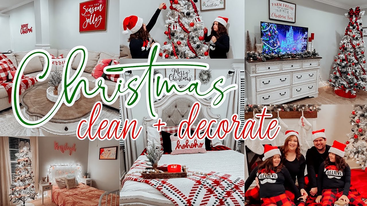 🎄NEW 2021 CHRISTMAS CLEAN + DECORATE WITH ME PART 2 | CHRISTMAS DECOR IDEAS | GIVEAWAY*closed*
