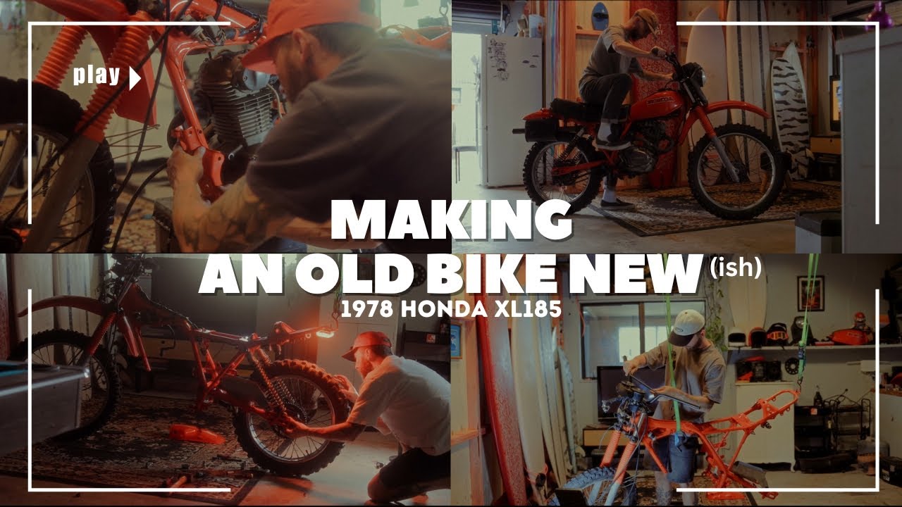 1978 Honda XL185s vintage bike build!
