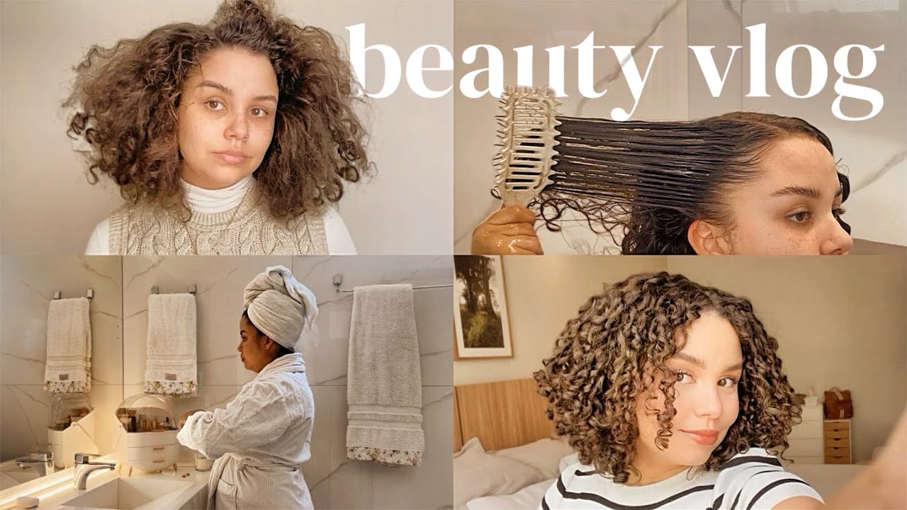 Arrume-se comigo: banho, cabelo e make 🫧🎀✨ [VLOG estilo filminho / ASMR]