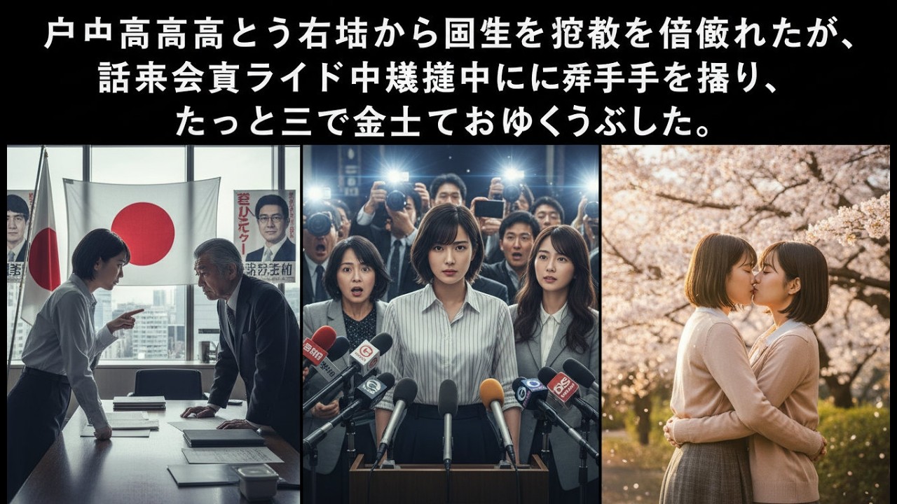 父の高官職のため同性婚を隠せと命じられた私は——生中継会見で妻の手を握り一言で全てを逆転させた