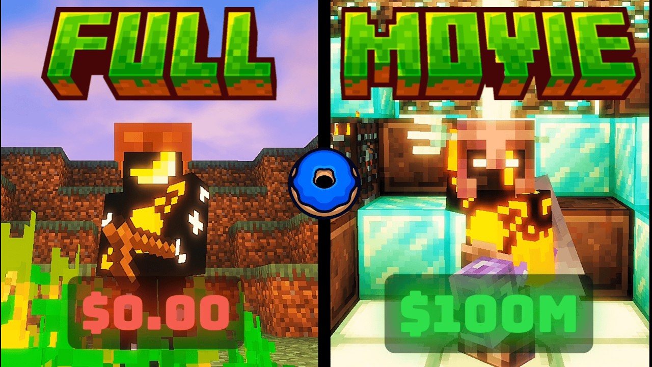 $0 - $100M on donut SMP (FULL MOVIE)