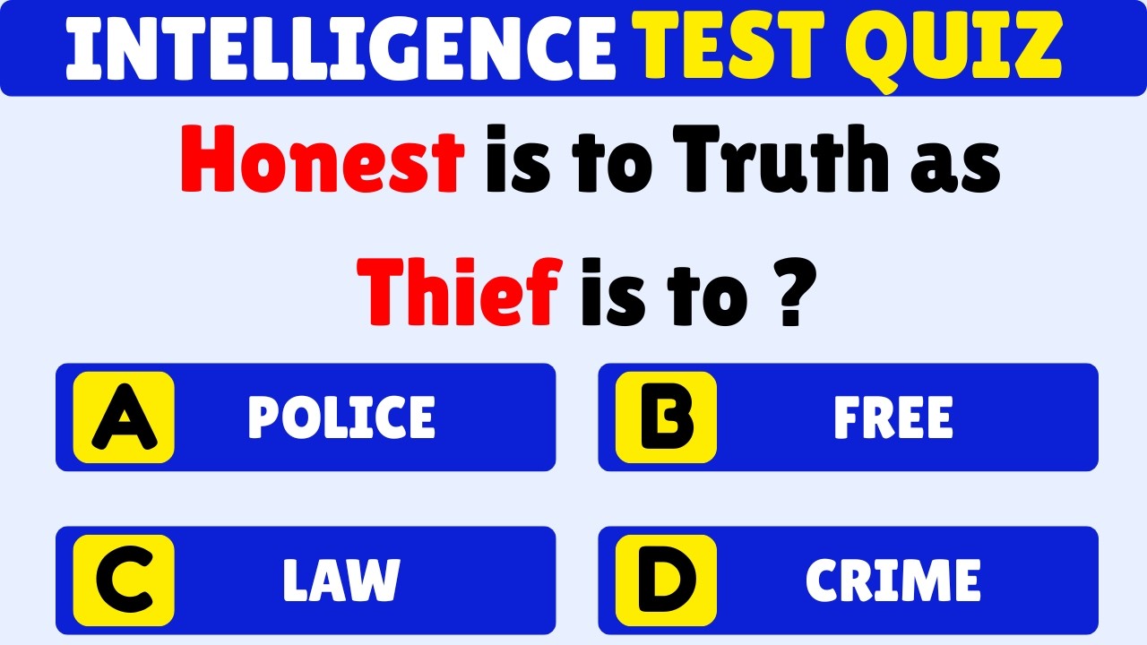 95% Fail This Intelligence Quiz! || IQ Quiz Challenge || Intelligence Test Quiz #intelligencequiz
