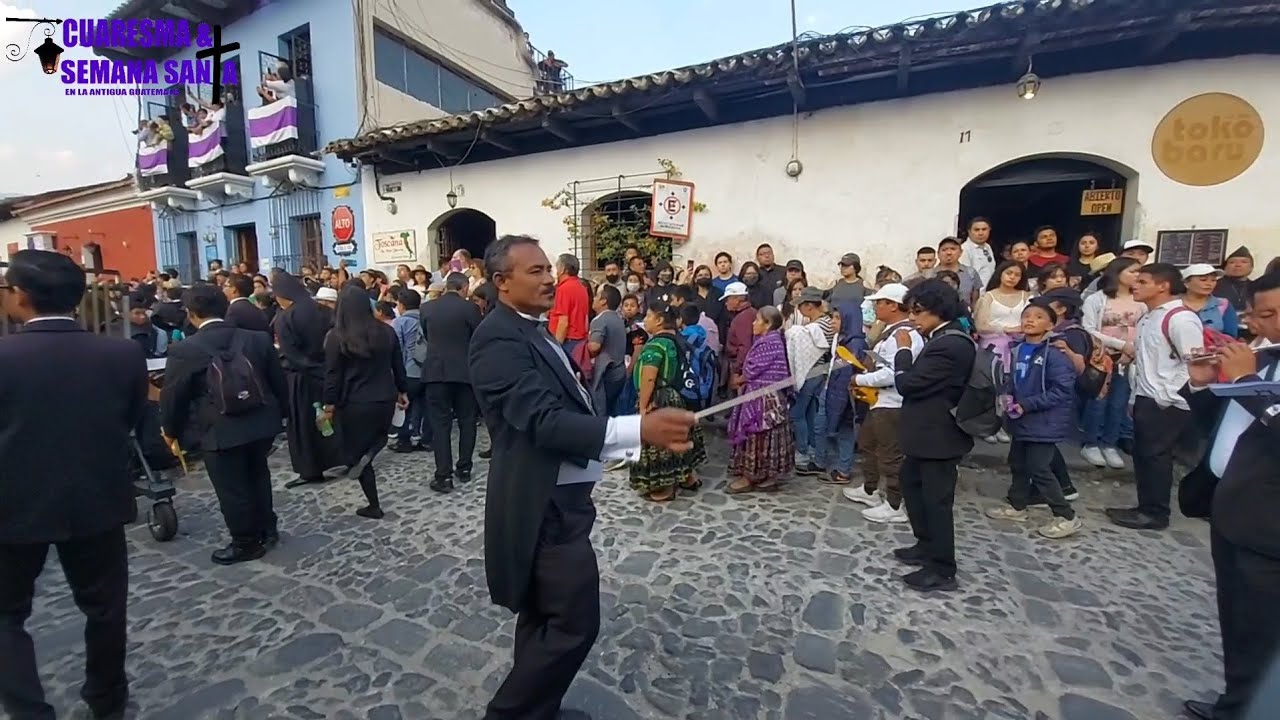 Marcha Funebre: Jesús Acuérdate de Mi,  Dirigida por el Maestro: Hector Gómez Barillas .