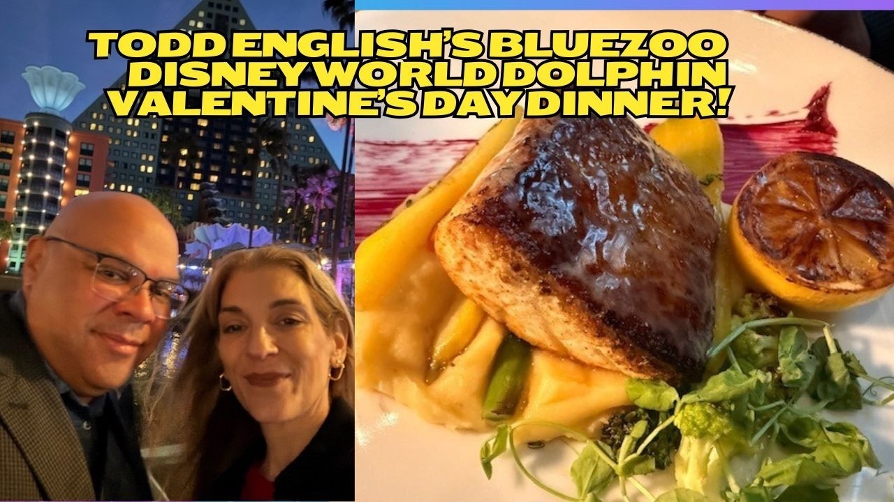 Todd English's bluezoo Disney World Dolphin Valentine's Day! Third Year in a Row Celebrating There!