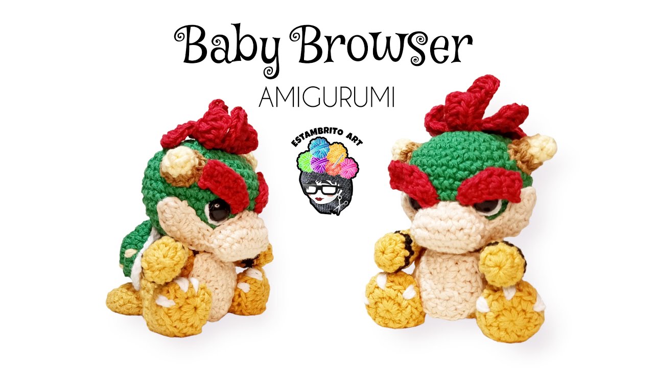 😍💚DIY Baby BOWSER súper rápido de hacer / Estambrito ART