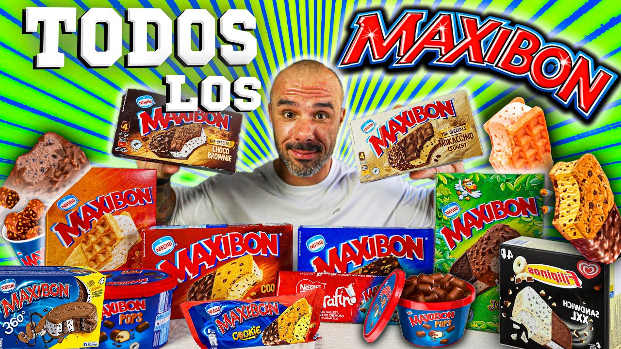 PROBANDO TODOS los PRODUCTOS de MAXIBON del SUPERMERCADO