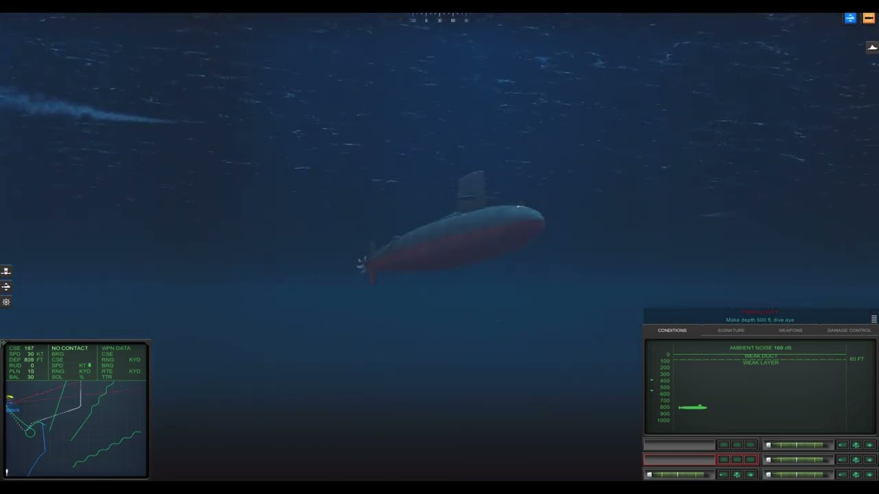 Voice commands for Cold Waters
