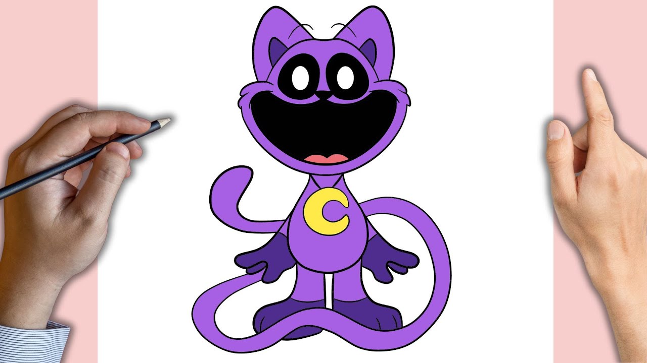Como Dibujar Catnap | Smiling Critters | Paso a Paso