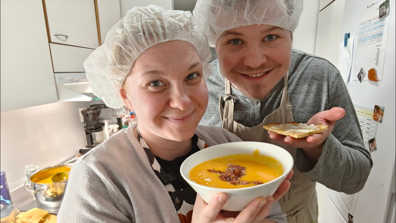 Aada Topin kokkikoulussa osa 6 - Bataattisosekeitto ja perunarieskat