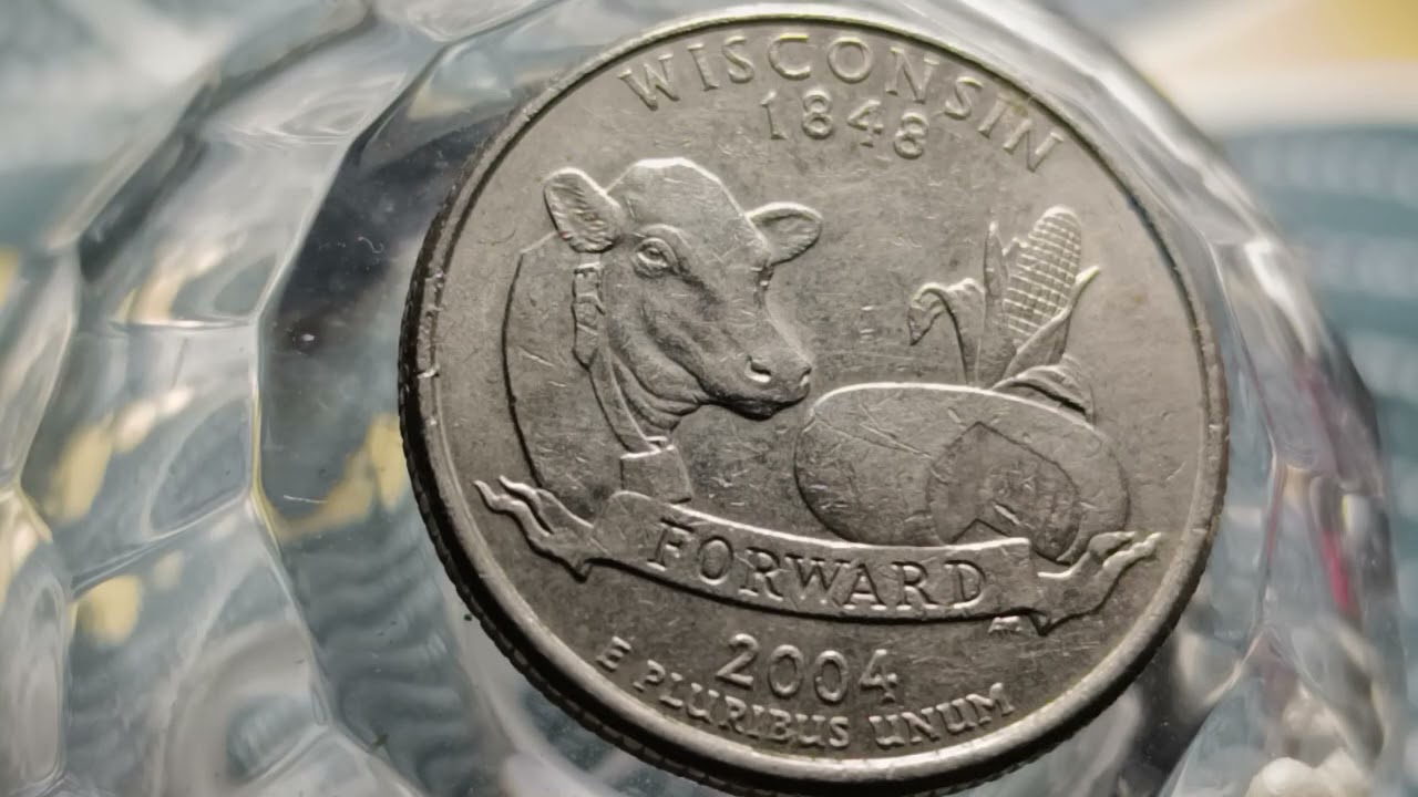 🇺🇸2004P Wisconsin Quarter &ndash; Extra Leaf Worth $300?!💰#WisconsinQuarter #ExtraLeafQuarter