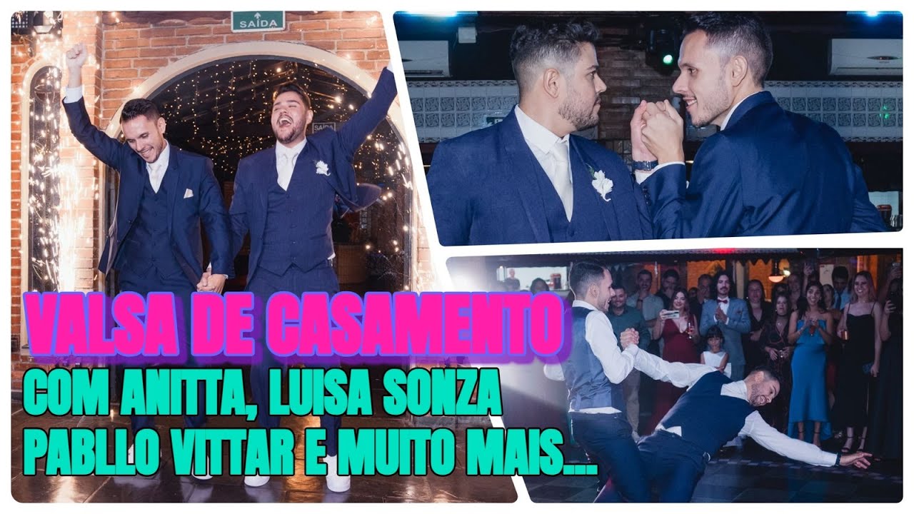 Nossa valsa de casamento com Anitta, Luísa Sonza e Pabllo Vittar! 🌈👬💍| Casamento Gay 2025