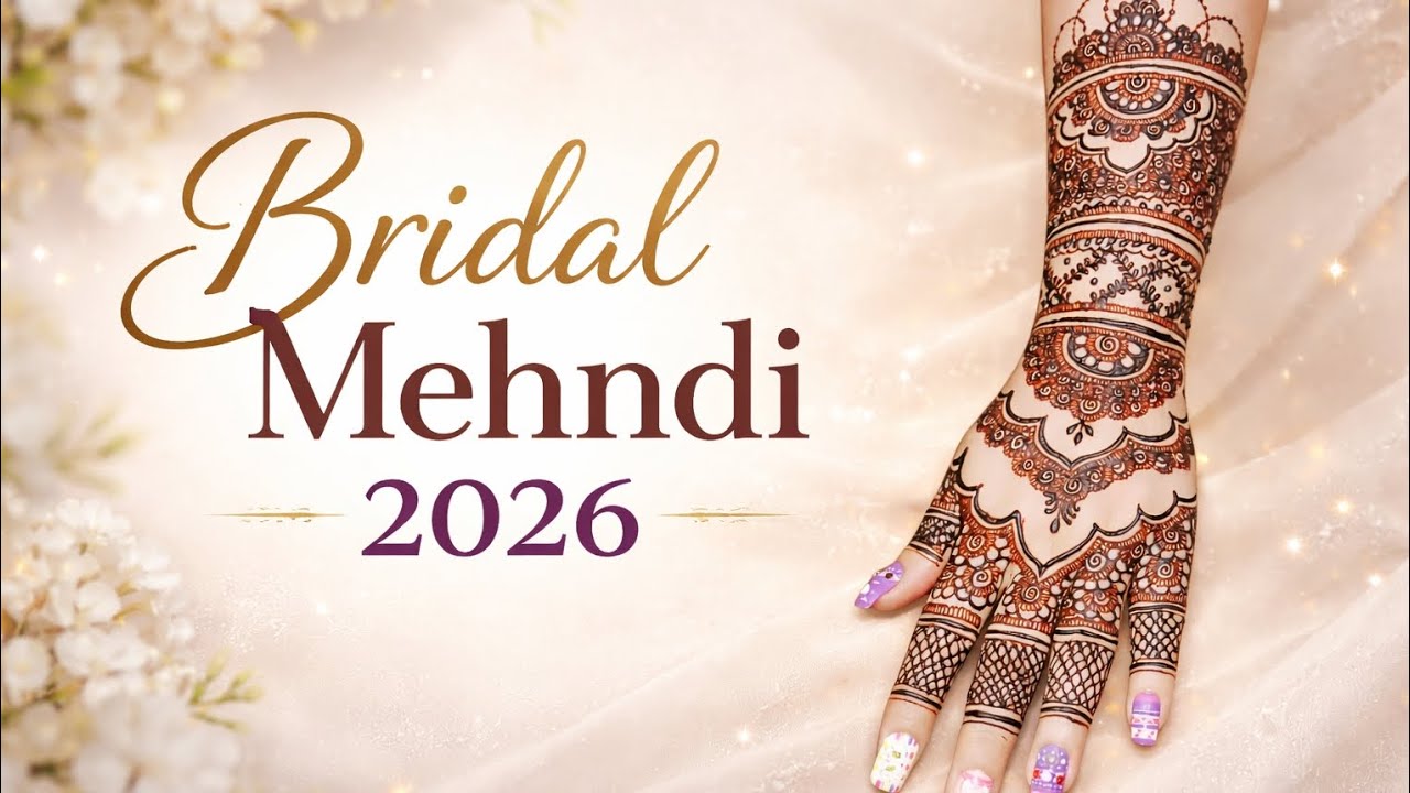 Full Hand Bridal Mehndi Design 2026 | Easy Step by Step Henna Tutorial | Pakistani Mehendi 