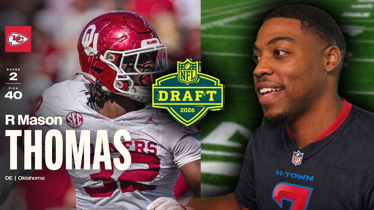 R Mason Thomas Highlights Reaction | Kansas City Chiefs - NFL Draft 2026