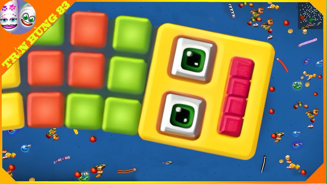 🐍WORMSZONE.IO | GIANT SLITHER SNAKE TOP 01 / Epic Worms Zone Best Gameplay! | Trần Hùng 83