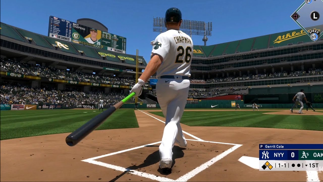 MLB The Show 20 - Oakland Athletics vs New York Yankees - Gameplay (PS4 HD) [1080p60FPS]