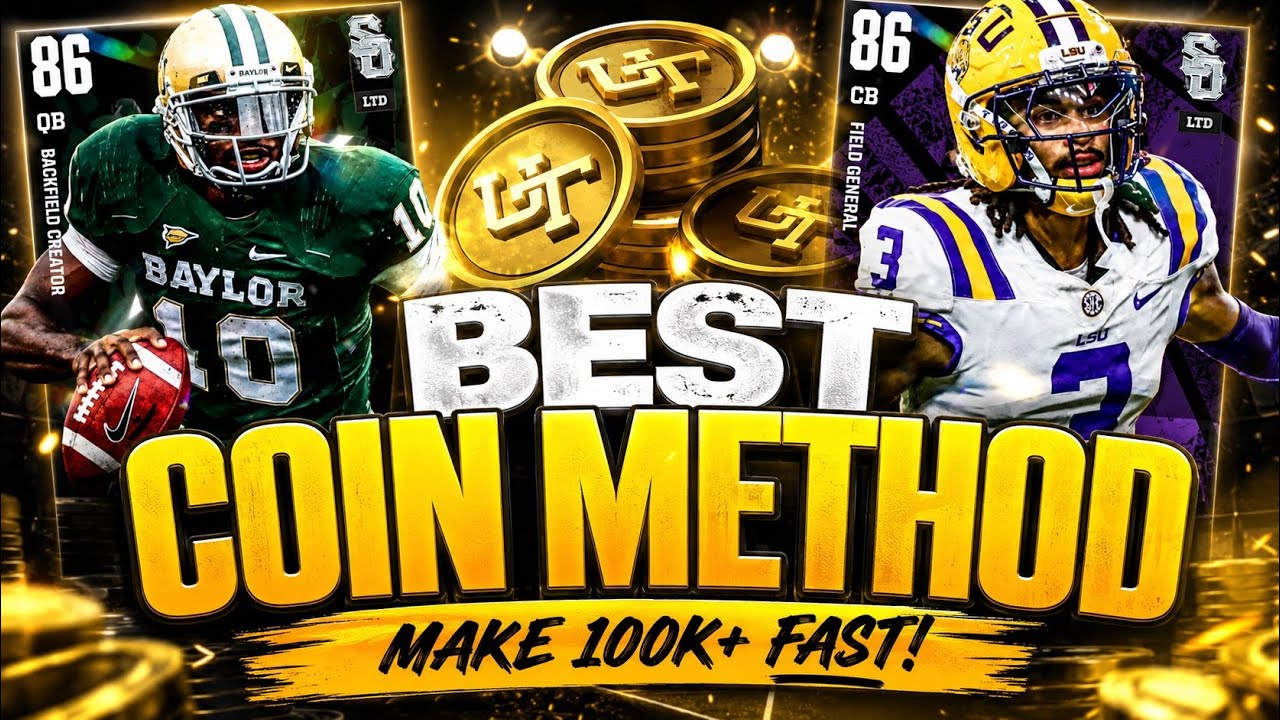 BEST COIN MAKING METHOD IN COLLEGE FOOTBALL 27 ULTIMATE TEAM!