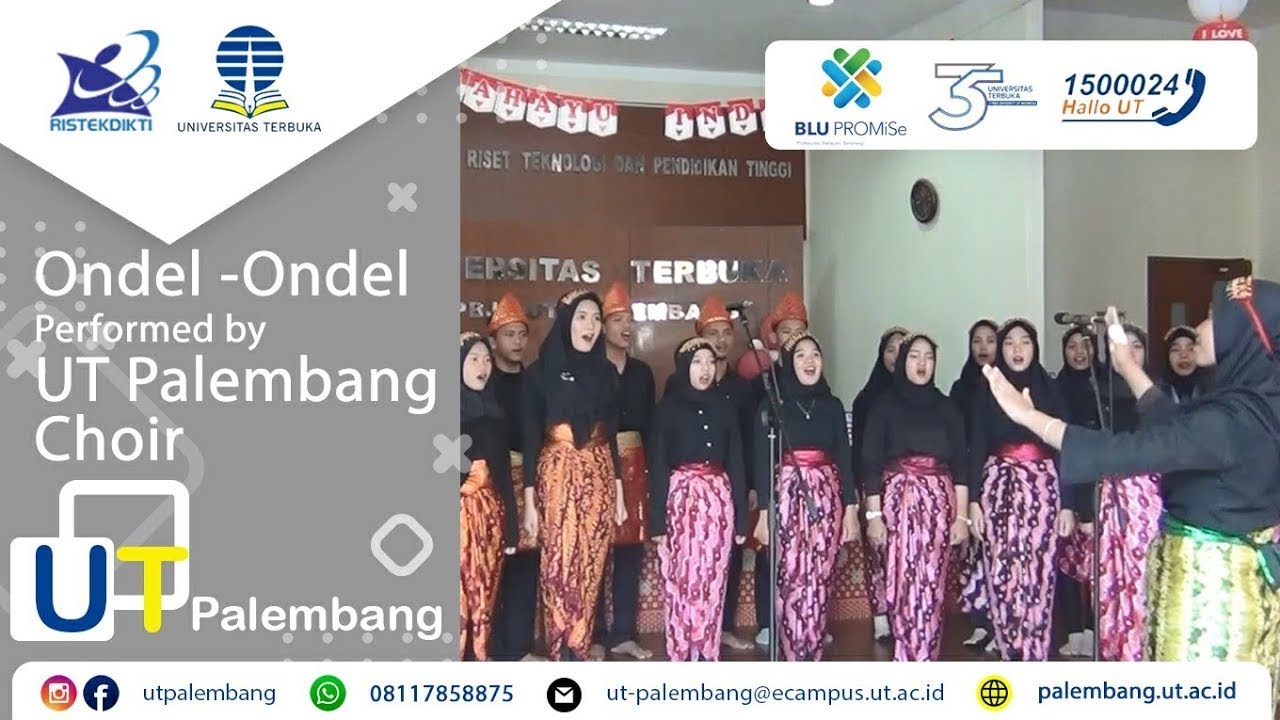Ondel- Ondel (Lagu Daerah Betawi) - UT Palembang Choir