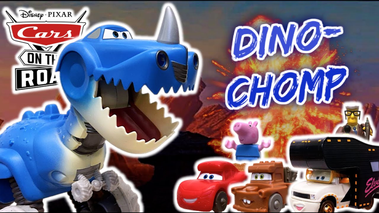 Cars On The Road - DINOSAURIO Conduce & Mastica | Reseña de T-REX - Disney Pixar - TOY SHOTS (2023)