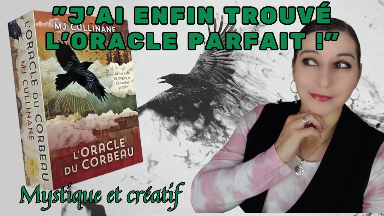 L'oracle du corbeau de MJ Cullinane : Un oracle mystique qui t'entraîne dans un autre monde.