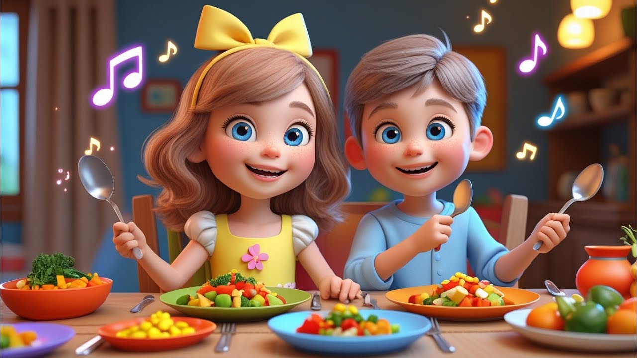 Eat Your Dinner! 🍲 | Fun Kids Song | Smarty Kids