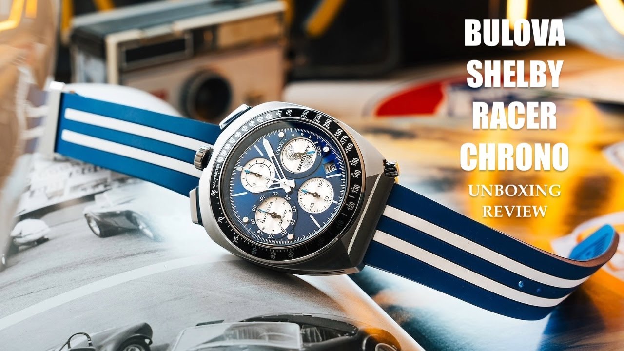 Bulova Shelby Racer Chronograph Limited Edition 98B452 Watch | Review Valjoux Relogios