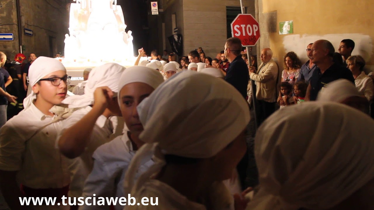 Santa Rosa 2017 - Minimacchina del centro storico - Luce di Rosa per le vie del centro storico