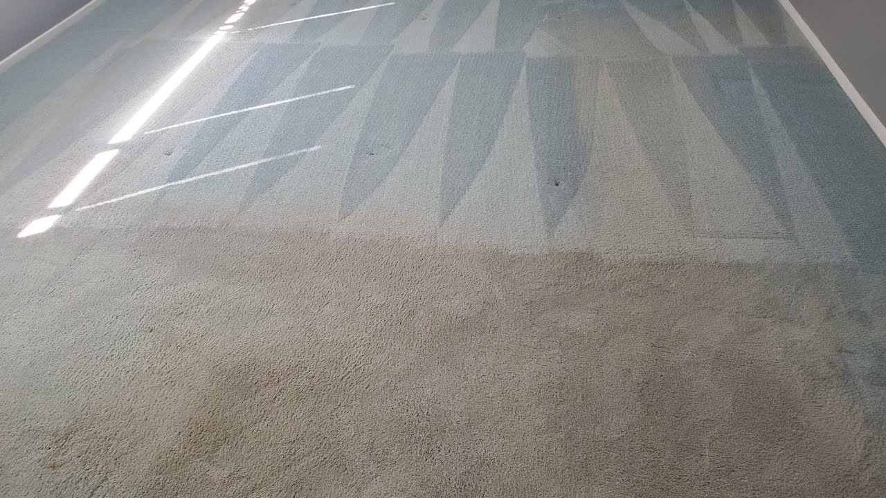 Very Old and Dirty Blue Carpet Cleaning