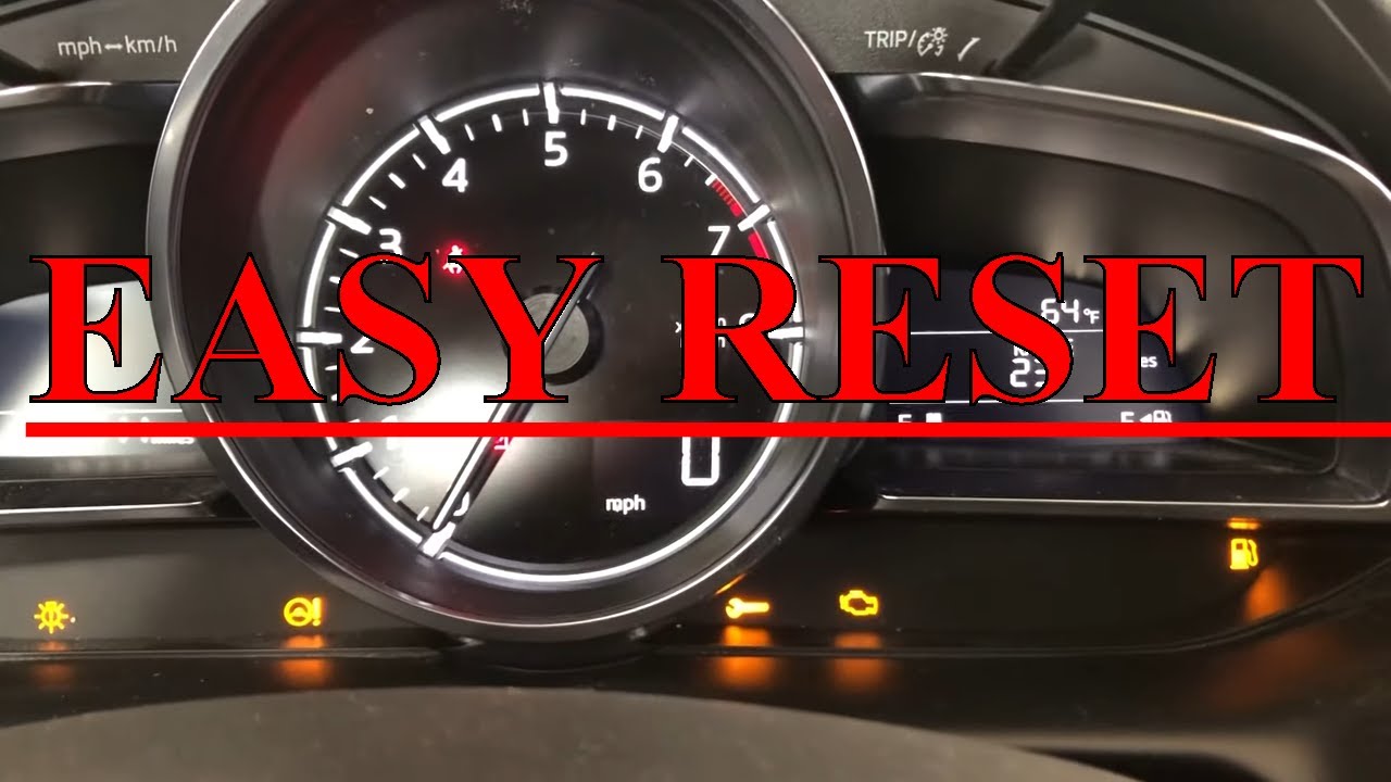 ⚡️Как сбросить индикатор замены масла Mazda CX3.